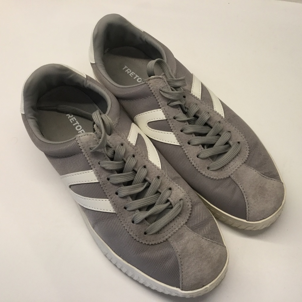 Silver sneakers